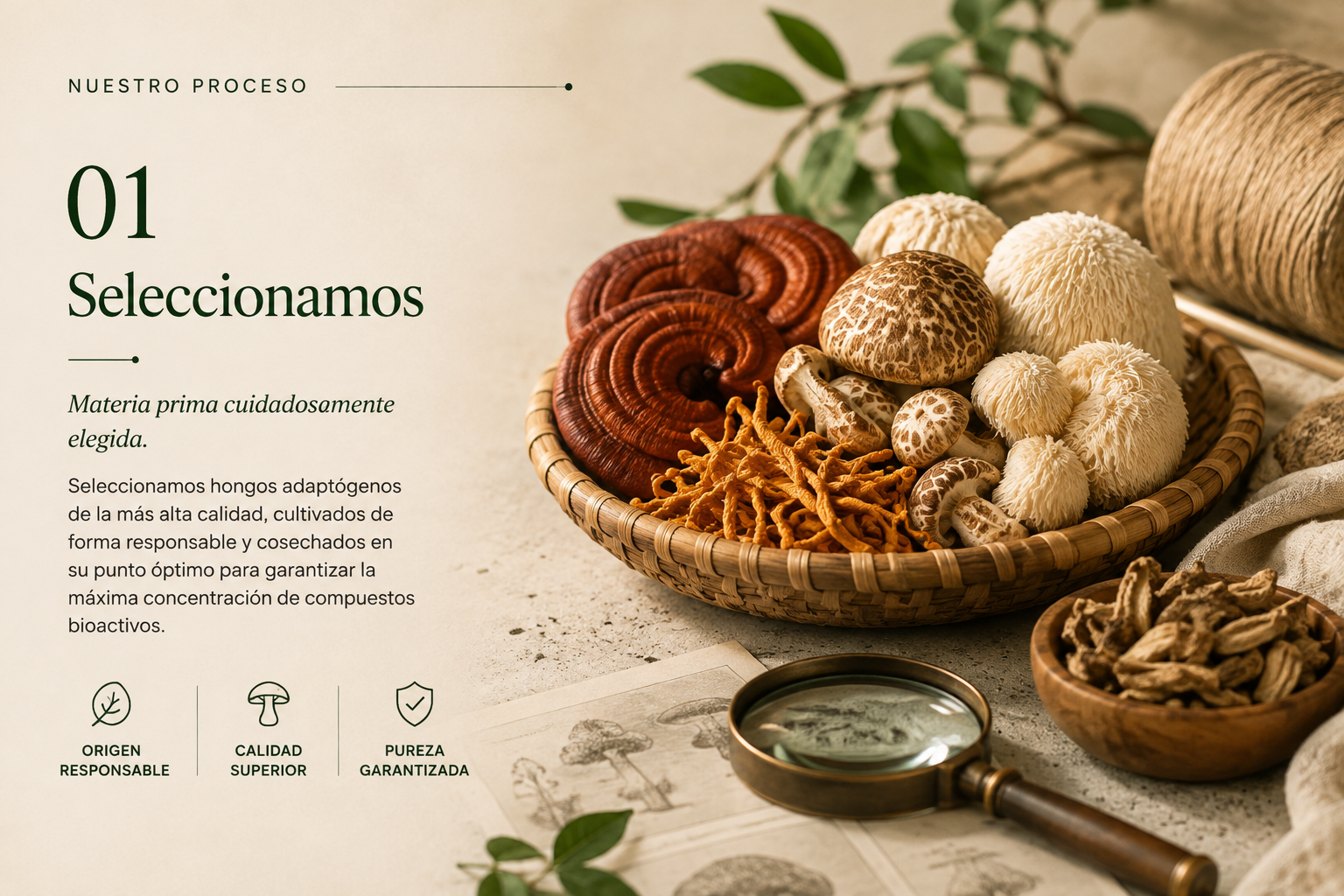 Nuestro Proceso - Paso 01: Seleccionamos