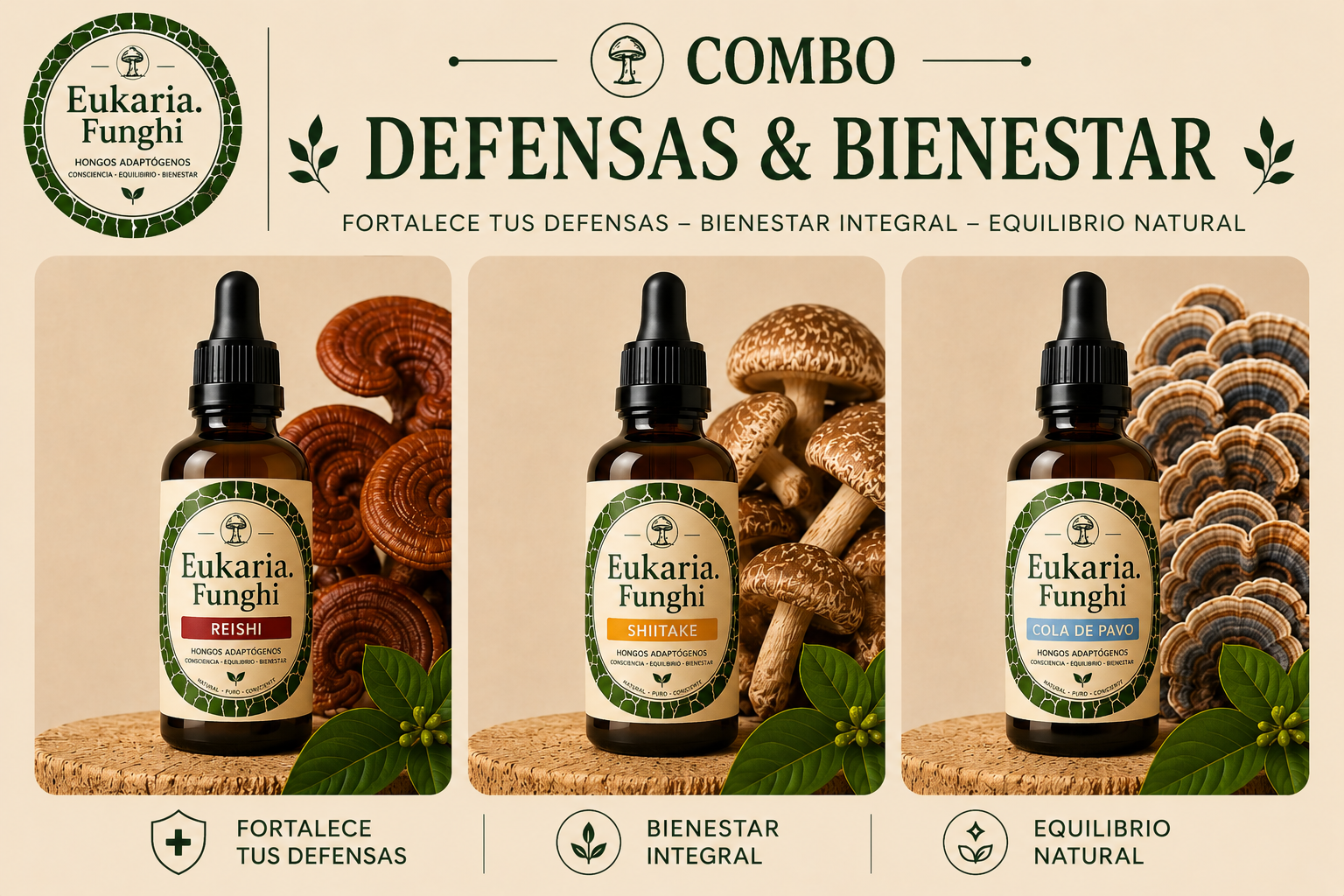 Ritual DEFENSAS & BIENESTAR Eukaria Funghi