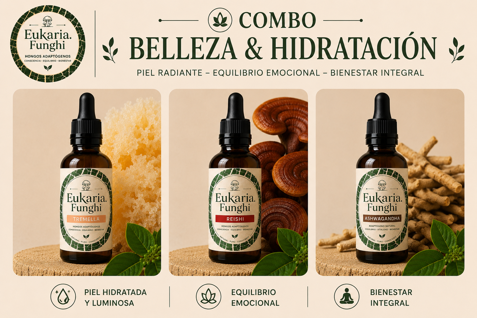 Ritual BELLEZA & HIDRATACIÓN Eukaria Funghi